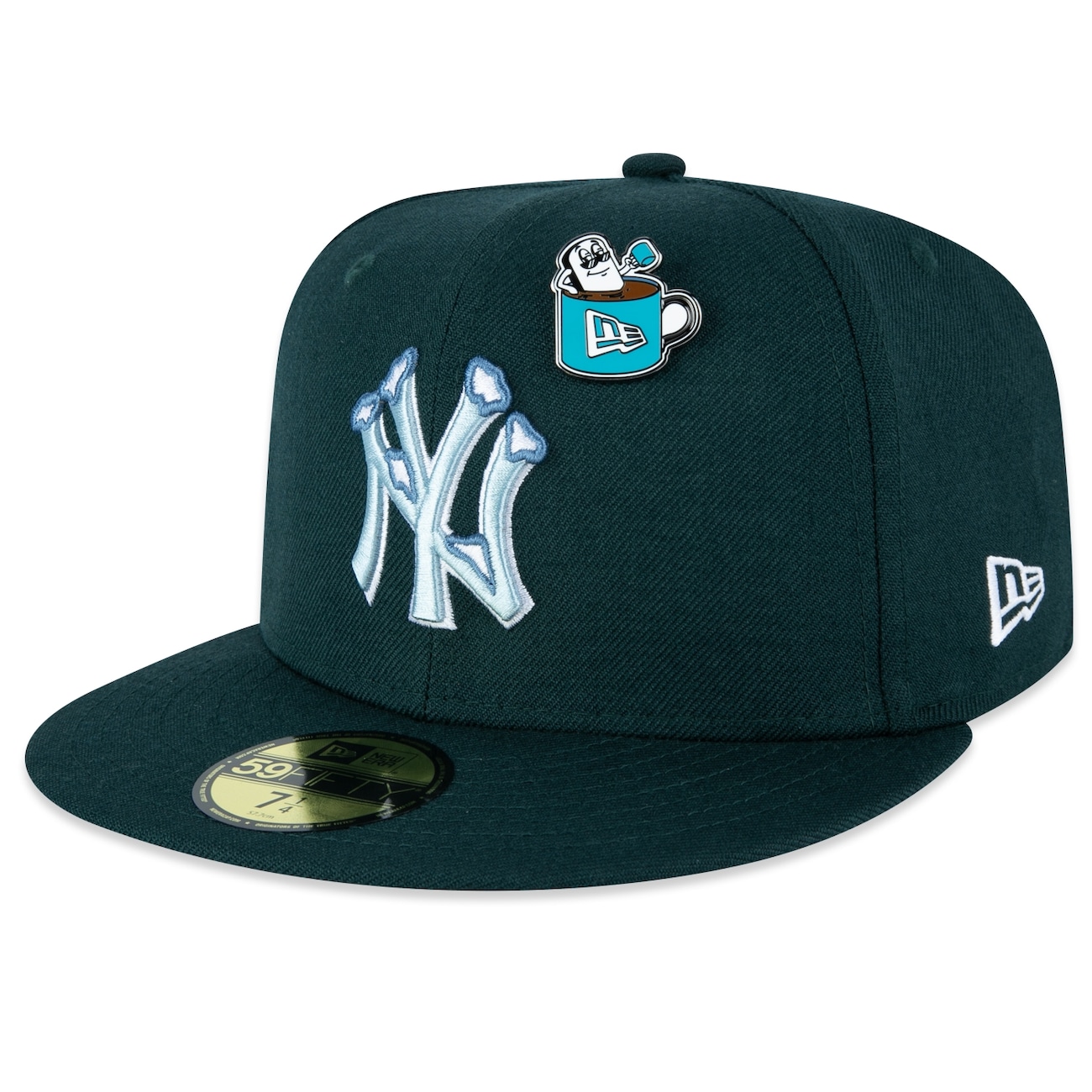 Boné New Era 59fifty Fitted New York Yankees Marshmallow Pin