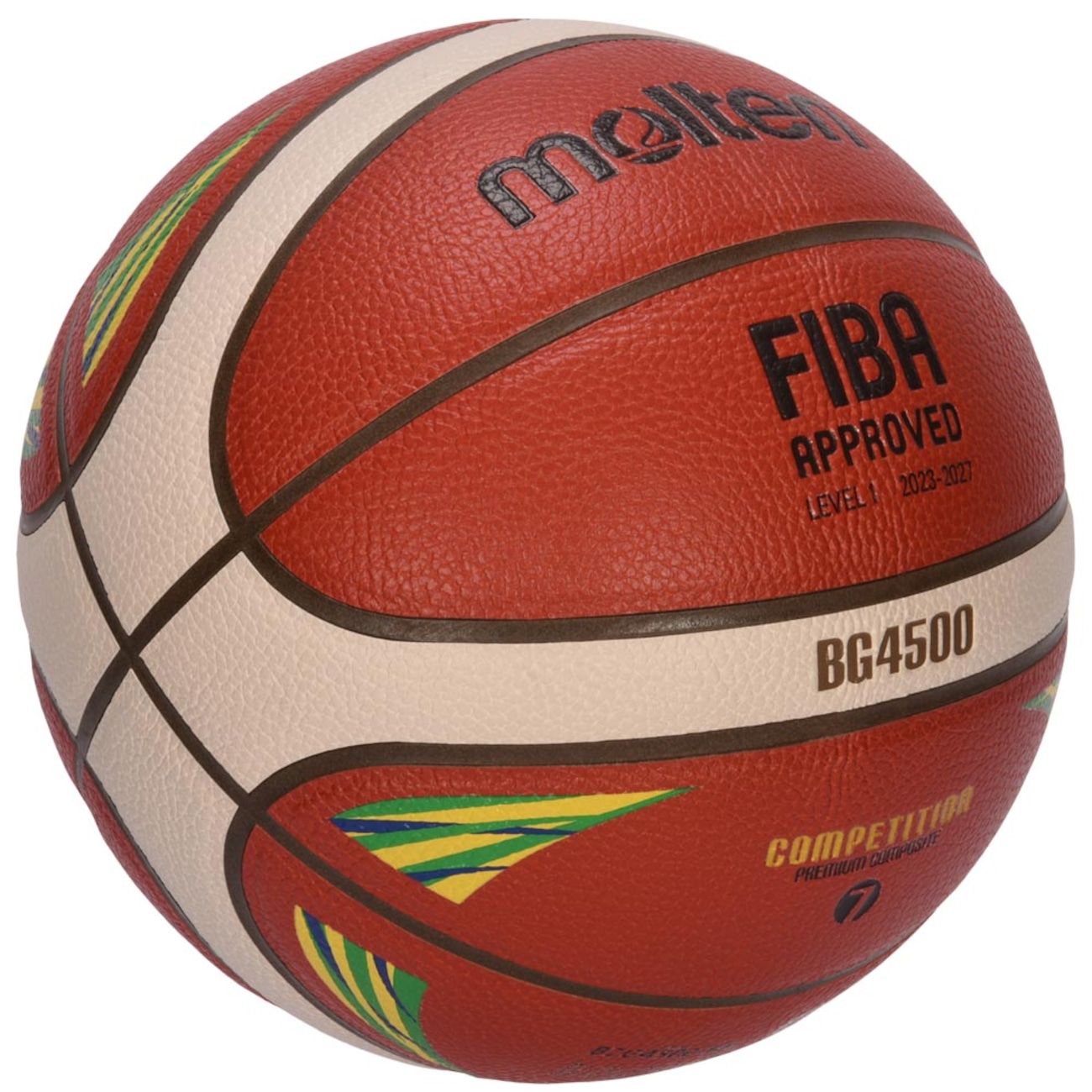 Bola De Basquete Molten Bg4500 Cbb Oficial T7 Basketball Fiba