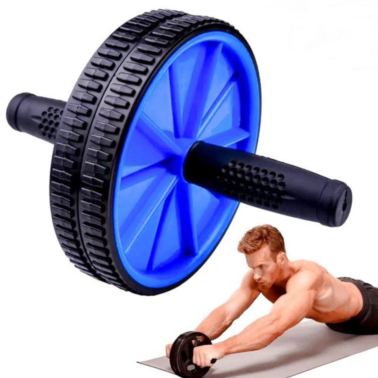 Palestra Da Roda Roda Dupla de Exercícios DK Leve e Portátil em Promoção | Centauro