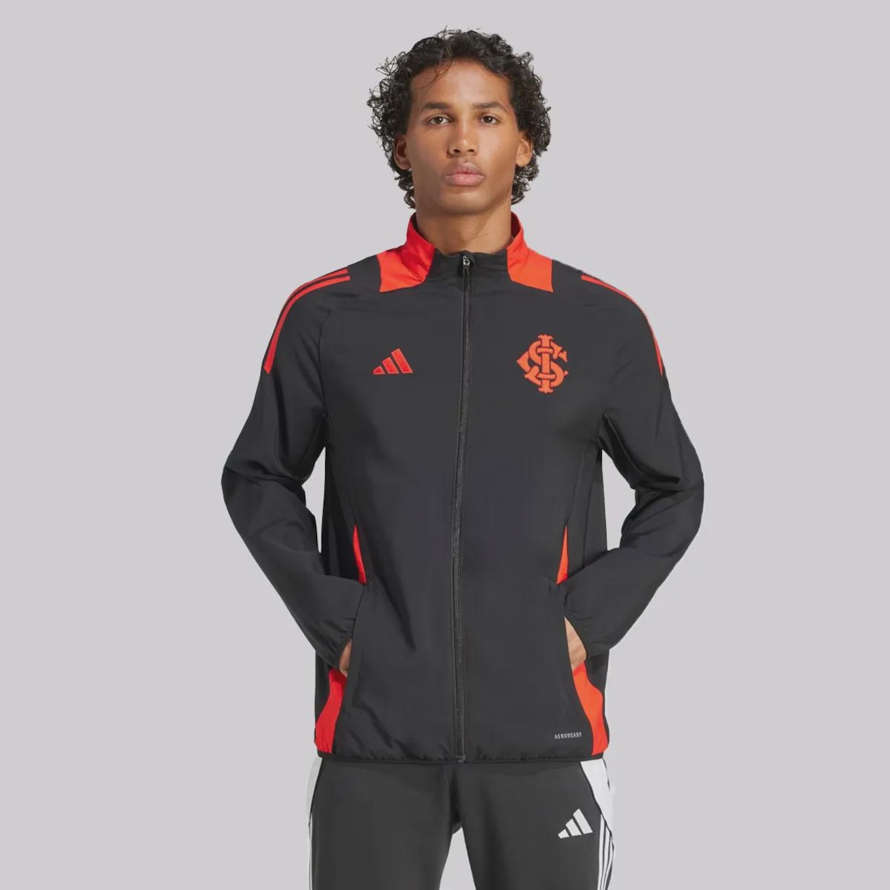 Jaqueta Masculina do Internacional Apresentação 2025 adidas | Centauro