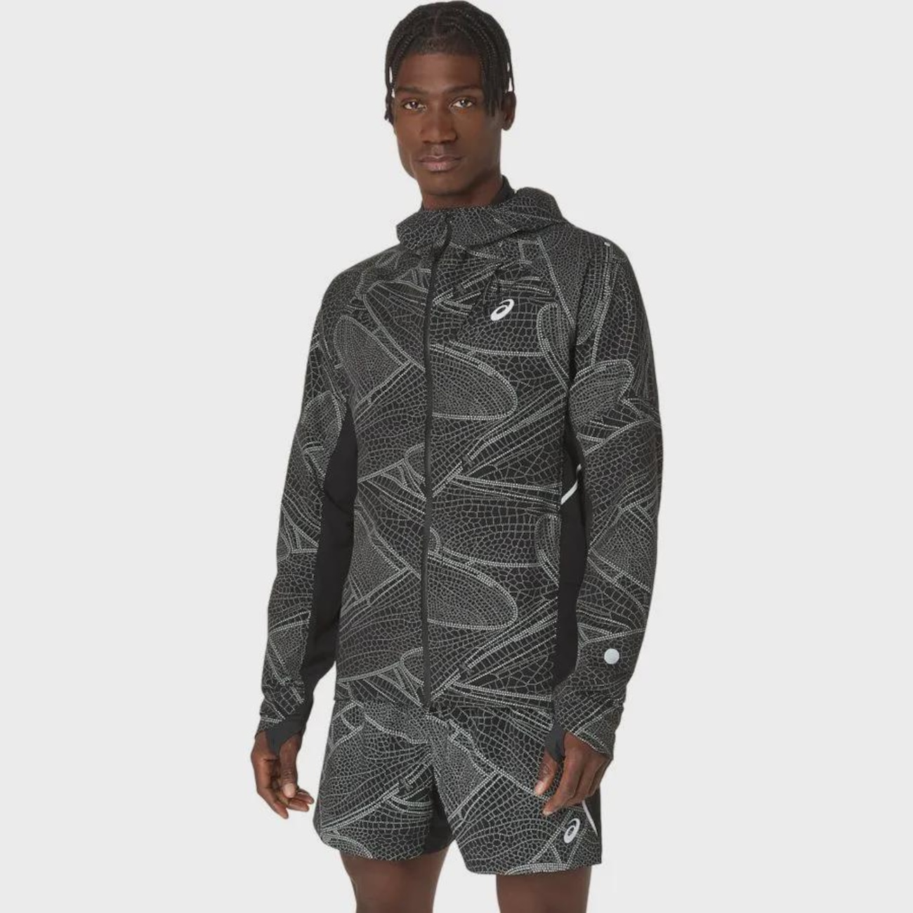ジャケット・アウター Javier Jaqueta Masculina ASICS com Capuz Limited Series Lite-Show em