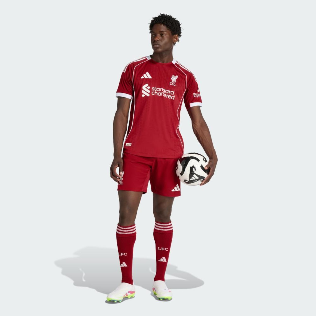 Camisa Liverpool FC I 25/26 Masculina Adidas Authentic | Centauro