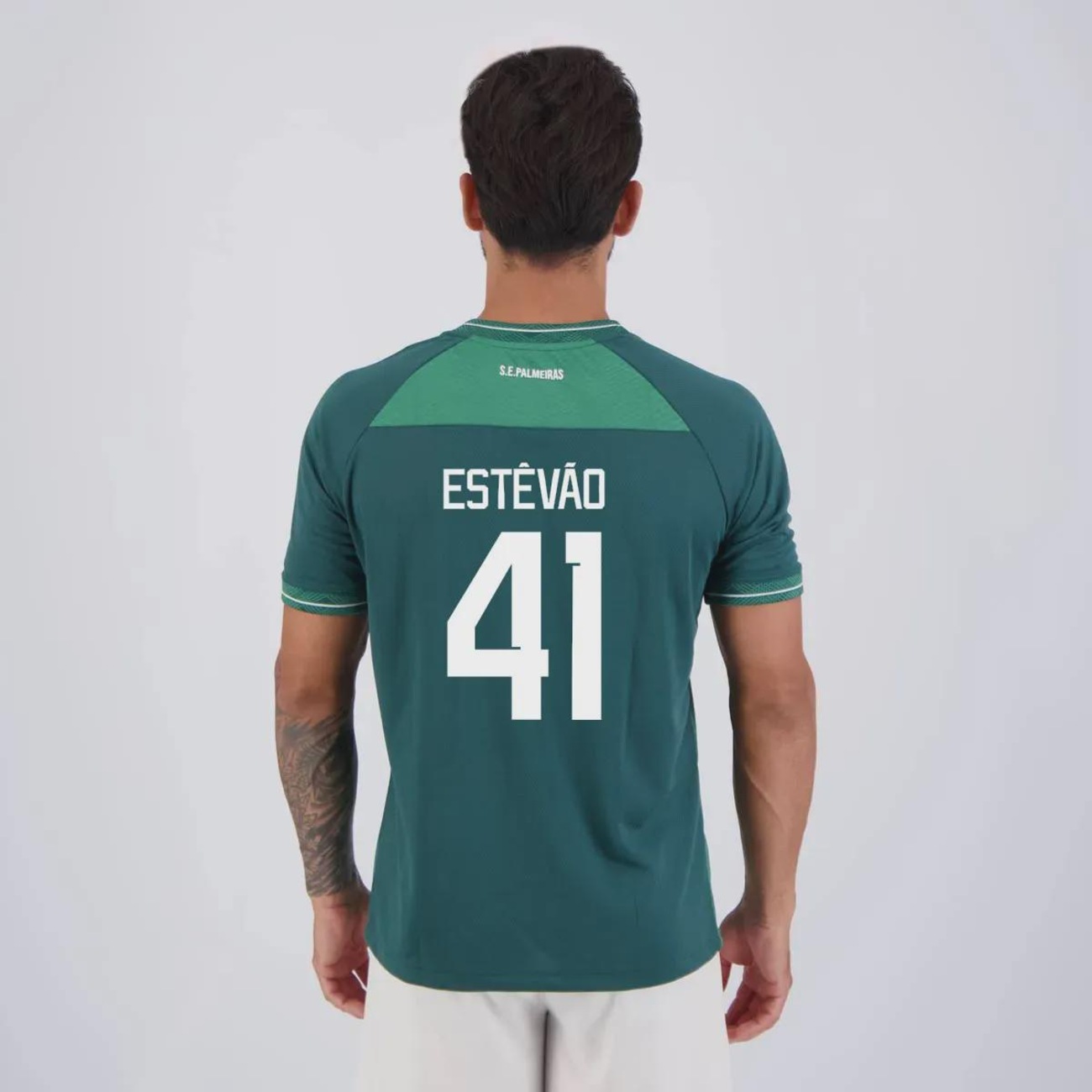 Camisa FutFanatics Palmeiras Estêvão 41 Champions RSM II Masculina
