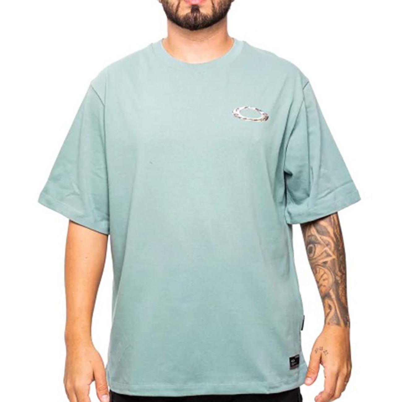 Camiseta Oakley Ellipse Sharp Metal SM26 Masculina em Promoção