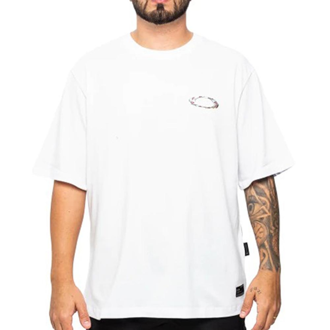 Camiseta Oakley Ellipse Sharp Metal SM26 Masculina em Promoção