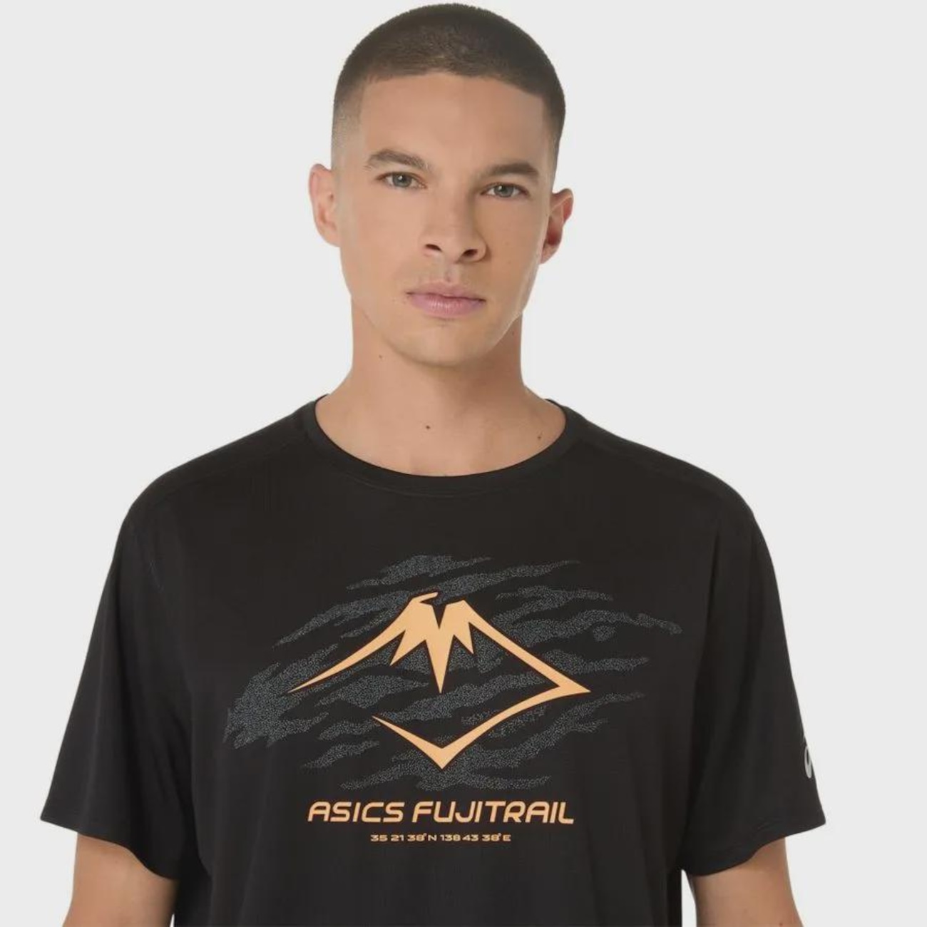 Camiseta ASICS Fujitrail Logo - Masculino - Preto - ASICS