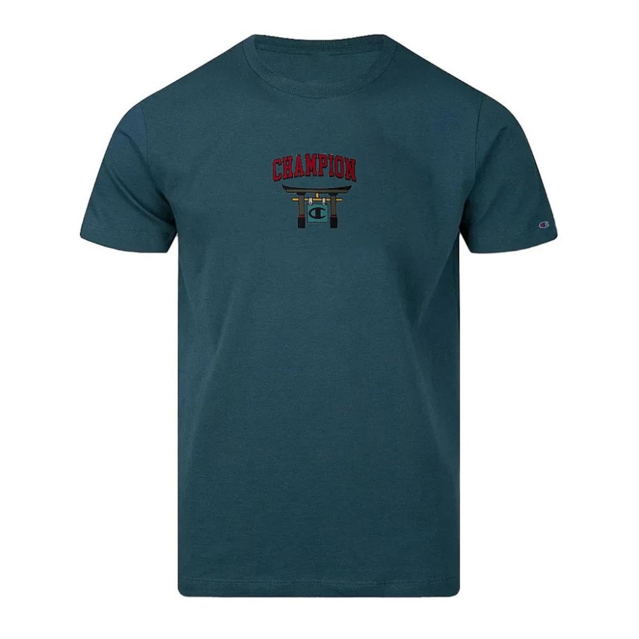 Camiseta Champion Tokyo Graphic Verde Masculina em Promoção | Centauro