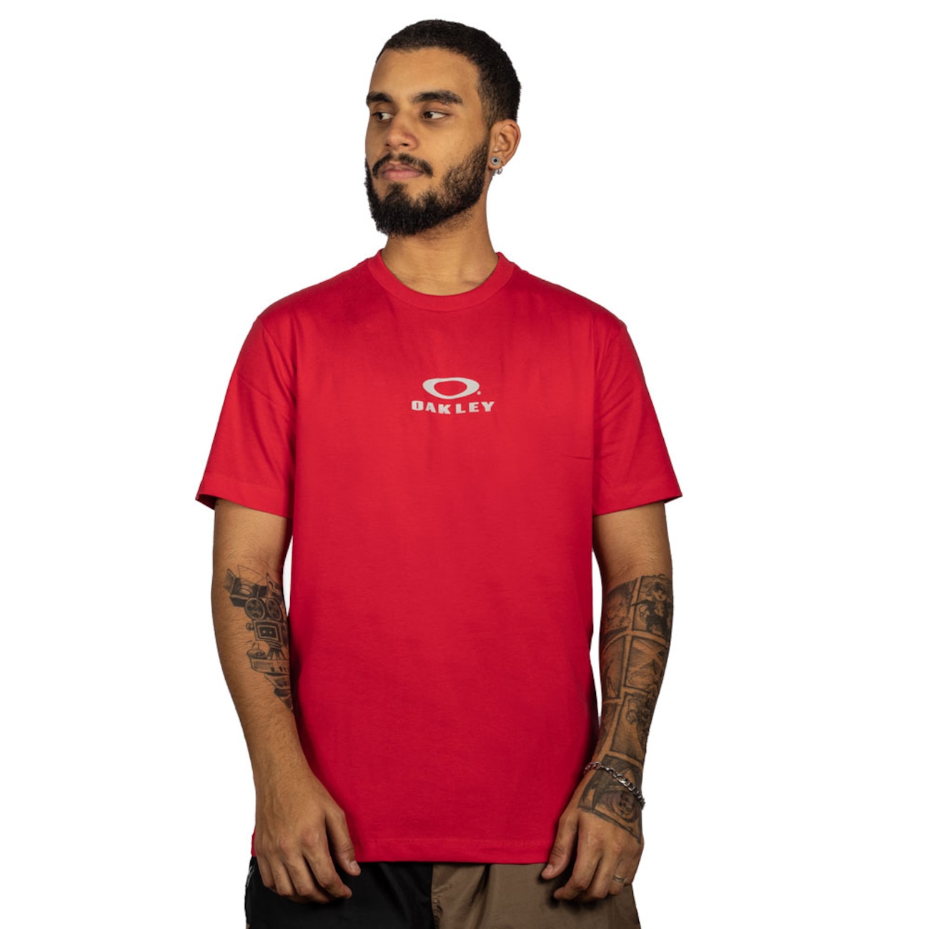 Camiseta Oakley Bark New Tee Masculina | Centauro