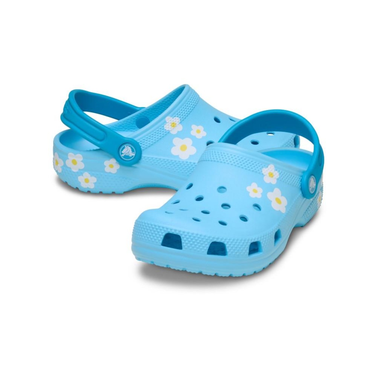 Sandália Crocs Classic Daisy Clog K Tinted Glass Infantil | Centauro