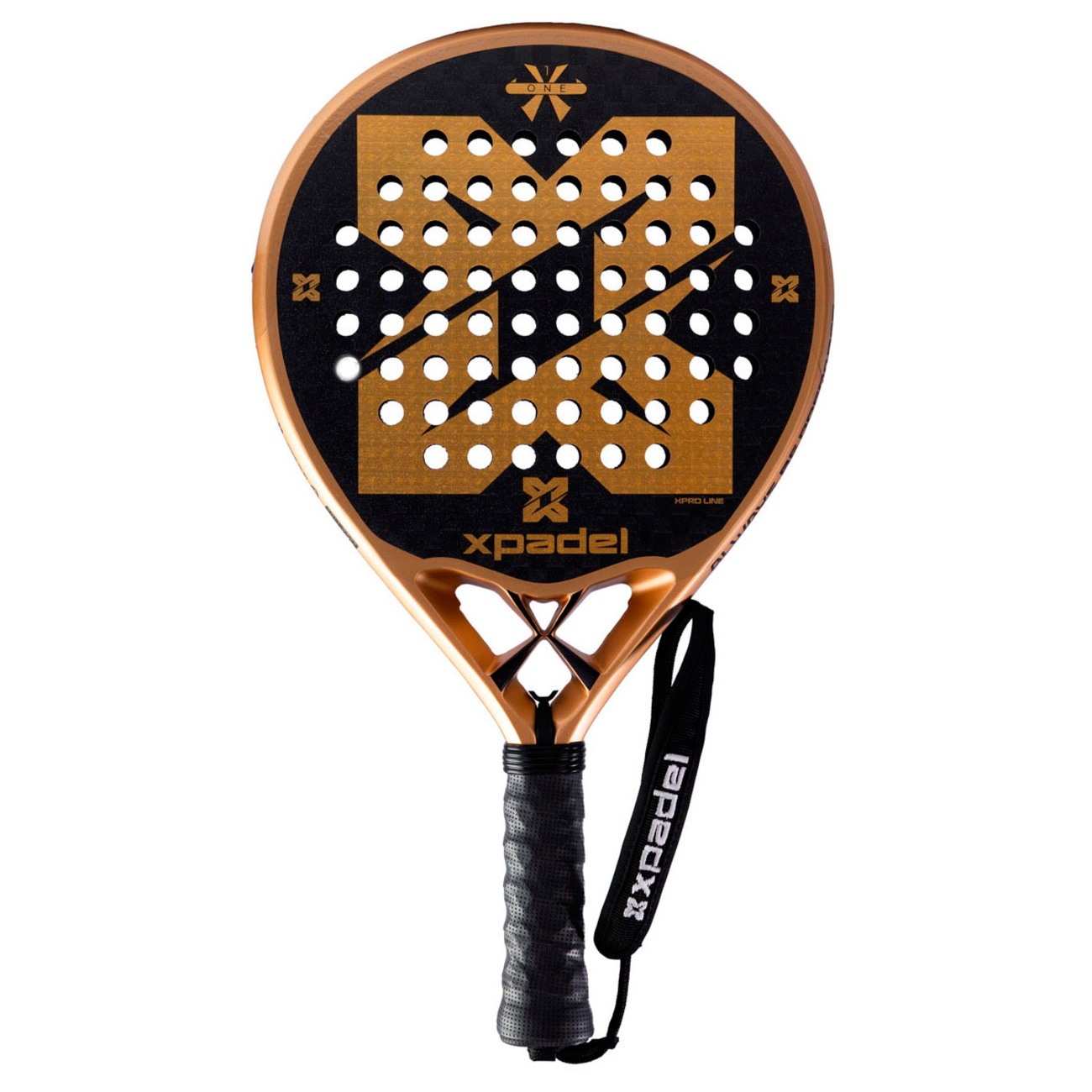 Raquete de Padel Xmasters Xpadel Dark and Gold - X One | Centauro