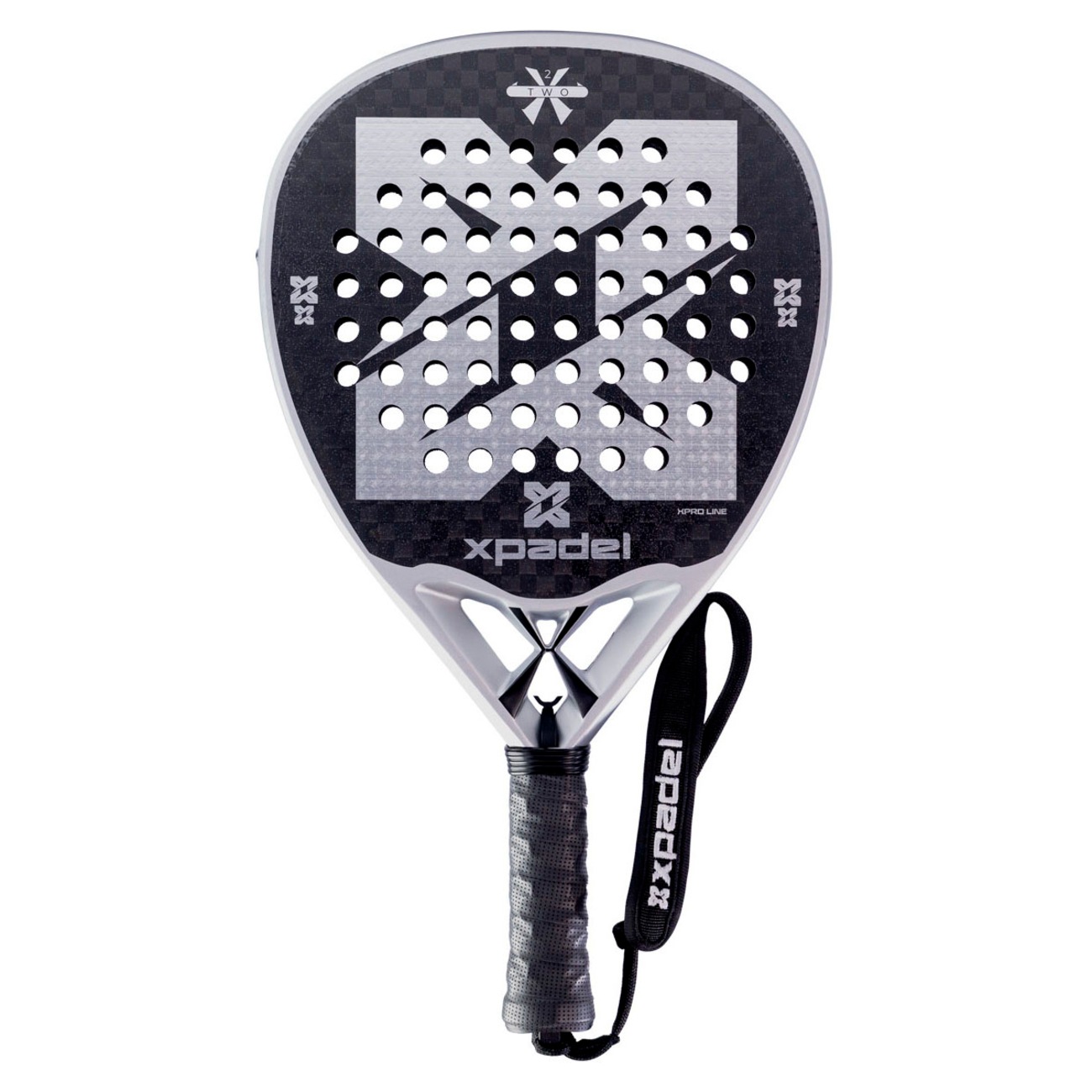 Raquete Padel Xmasters Xpadel Dark and Silver - Double X | Centauro