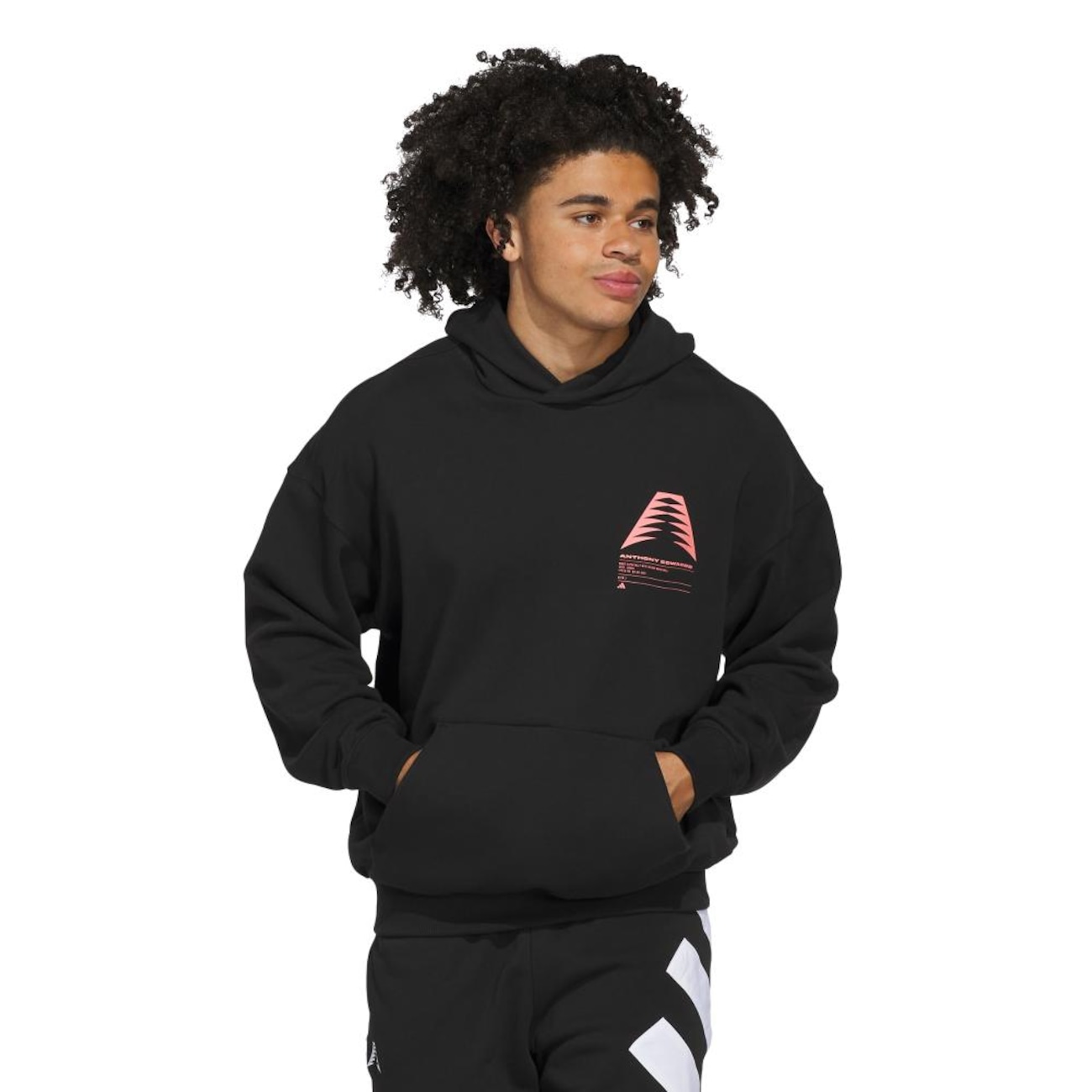 Blusão de Moletom adidas Anthony Edwards Schematic Masculino