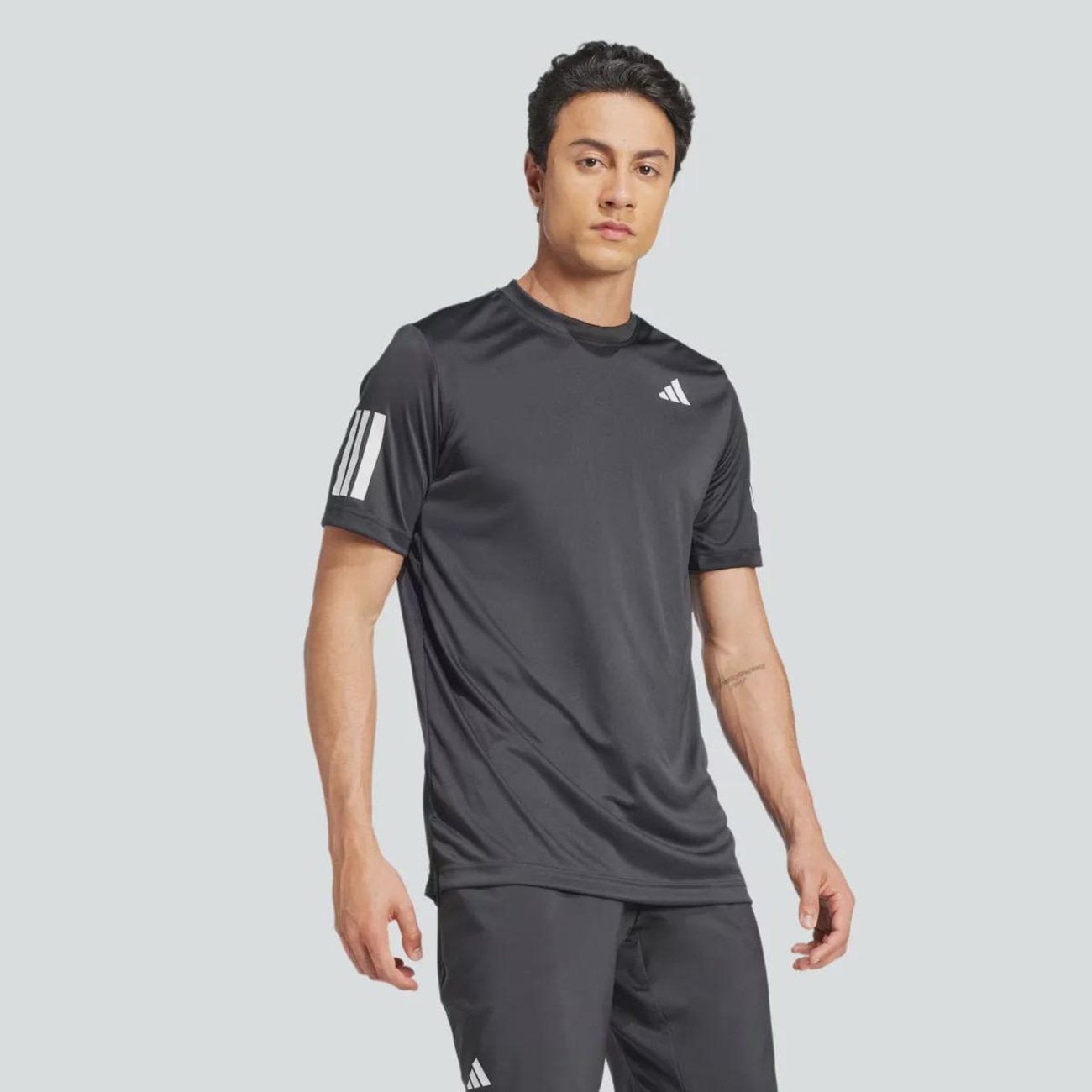 Camiseta adidas Club 3 Stripes Masculina | Centauro