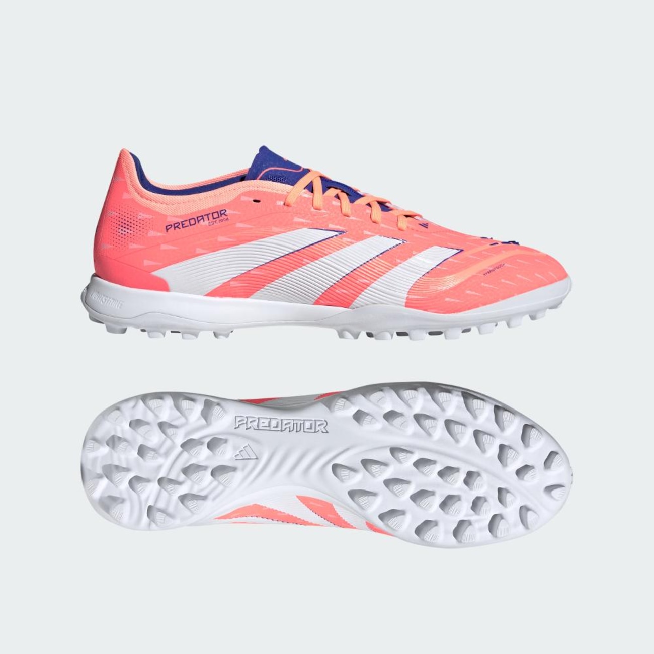 【adidas】 PREDATOR PRO TF Chuteira Society PREDATOR PRO Língua Dobrável - Cinza adidas