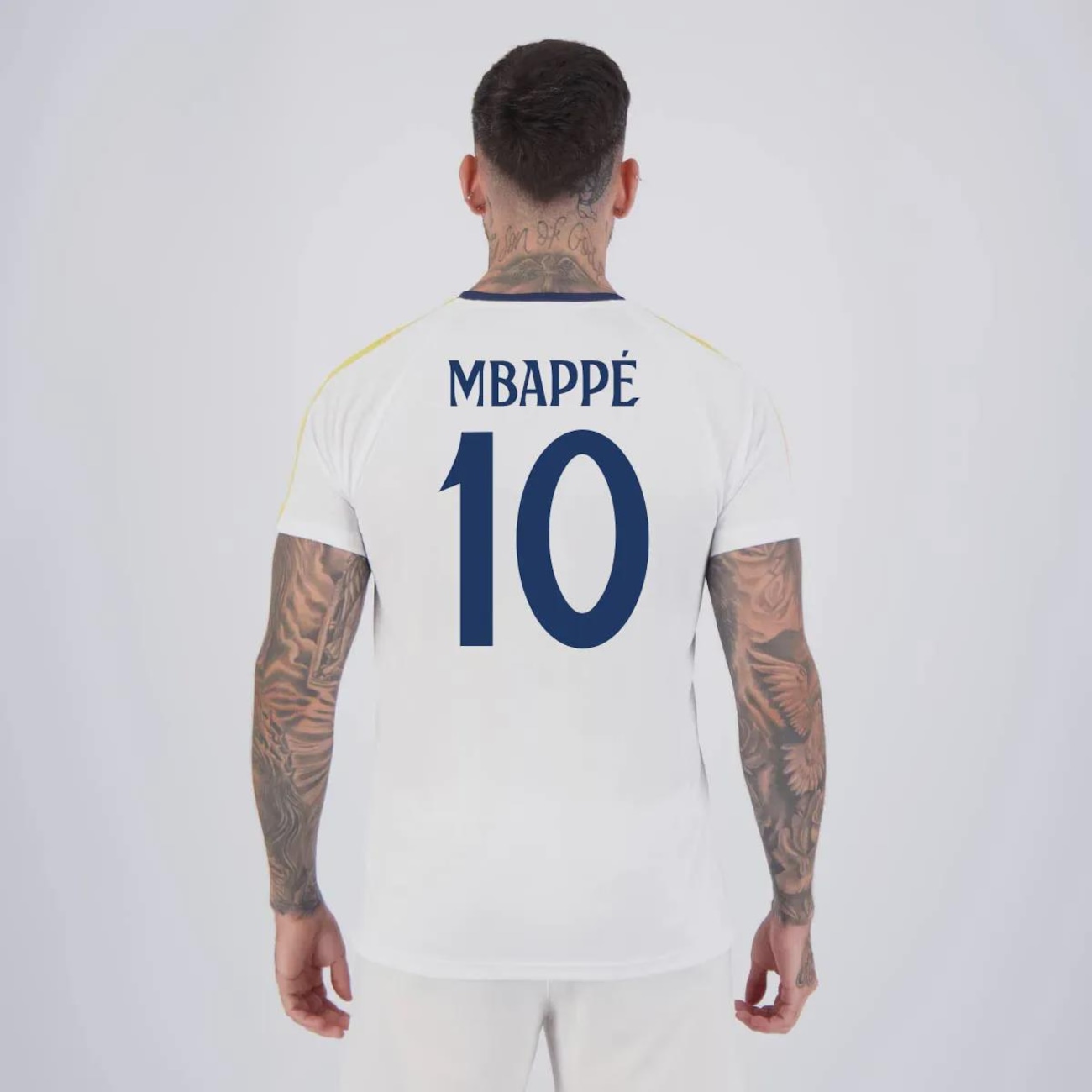 Camisa Real Madrid Branca 10 Mbappé Masculina em Promoção | Centauro