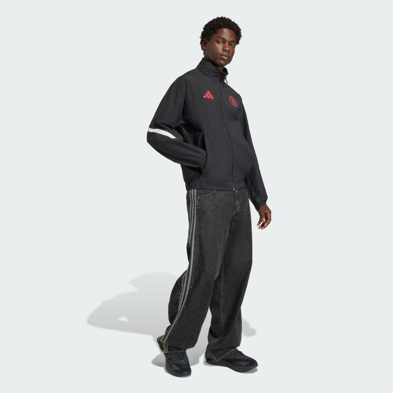 Jaqueta Hino adidas Z.N.E. do Manchester United Masculina | Centauro