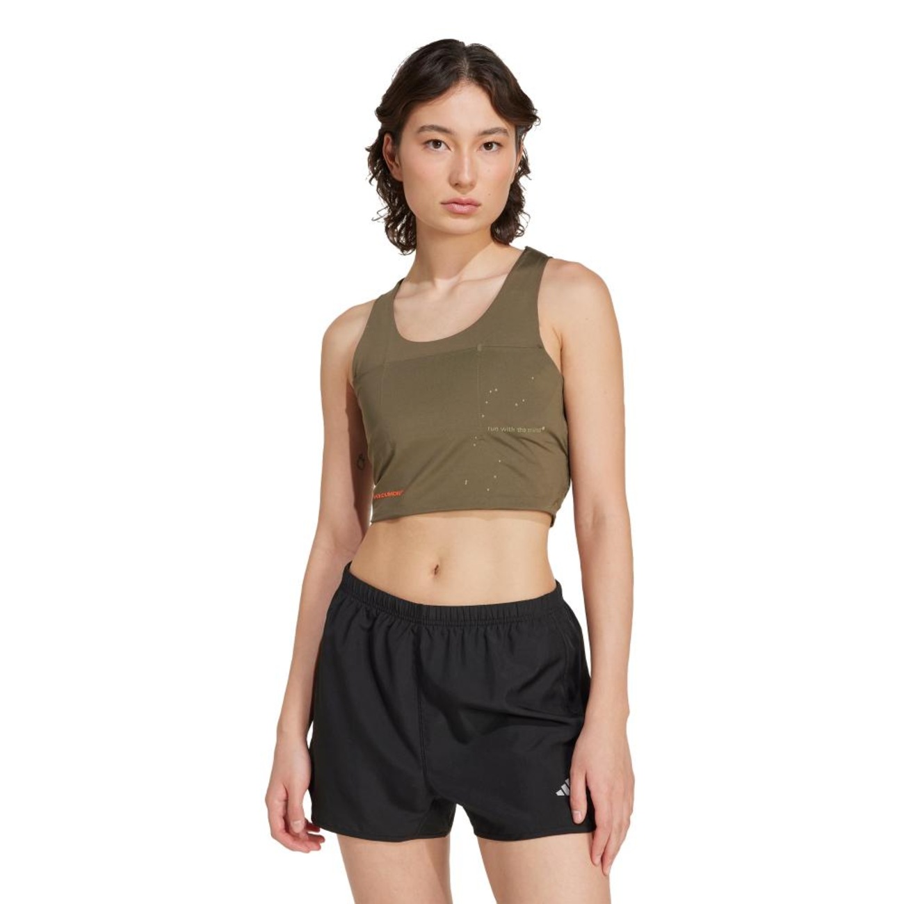 Top adidas Adi365 H.Koumori Running Crop Feminino | Centauro