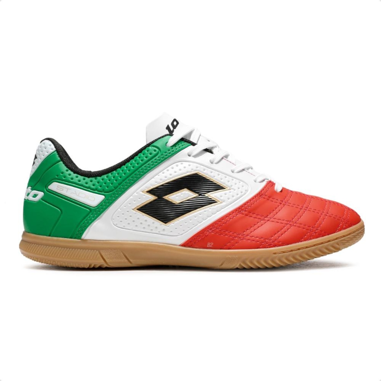 Chuteira Futsal Masculina Lotto Stadio Potenza Gold B500 em