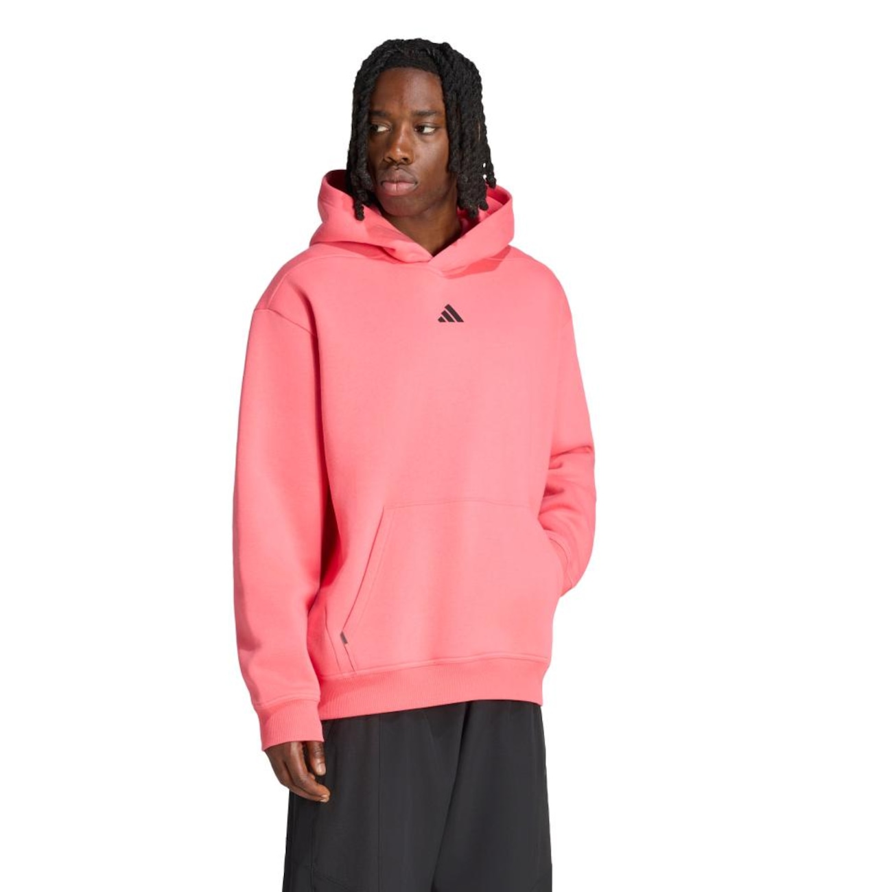 Blusão de Moletom com capuz Power Oversized Adidas Masculino