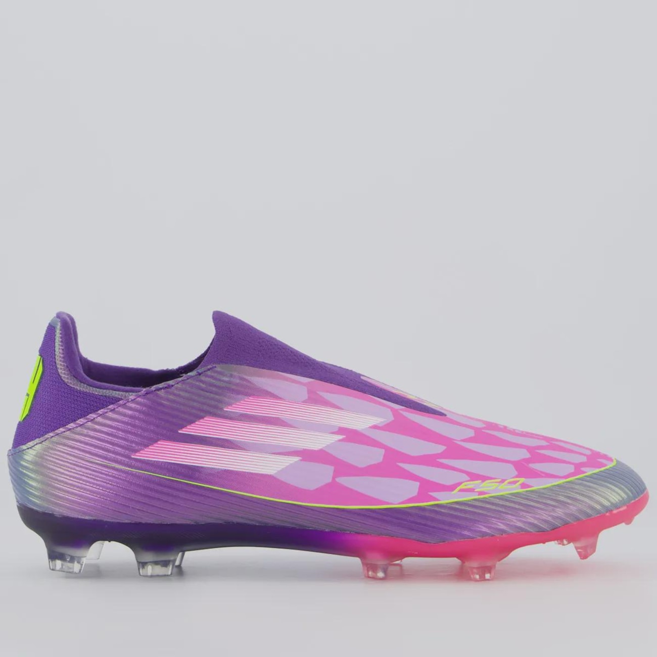 まぁや　5/11 Chuteira de Campo Masculina adidas F50 League Laceless Lamine