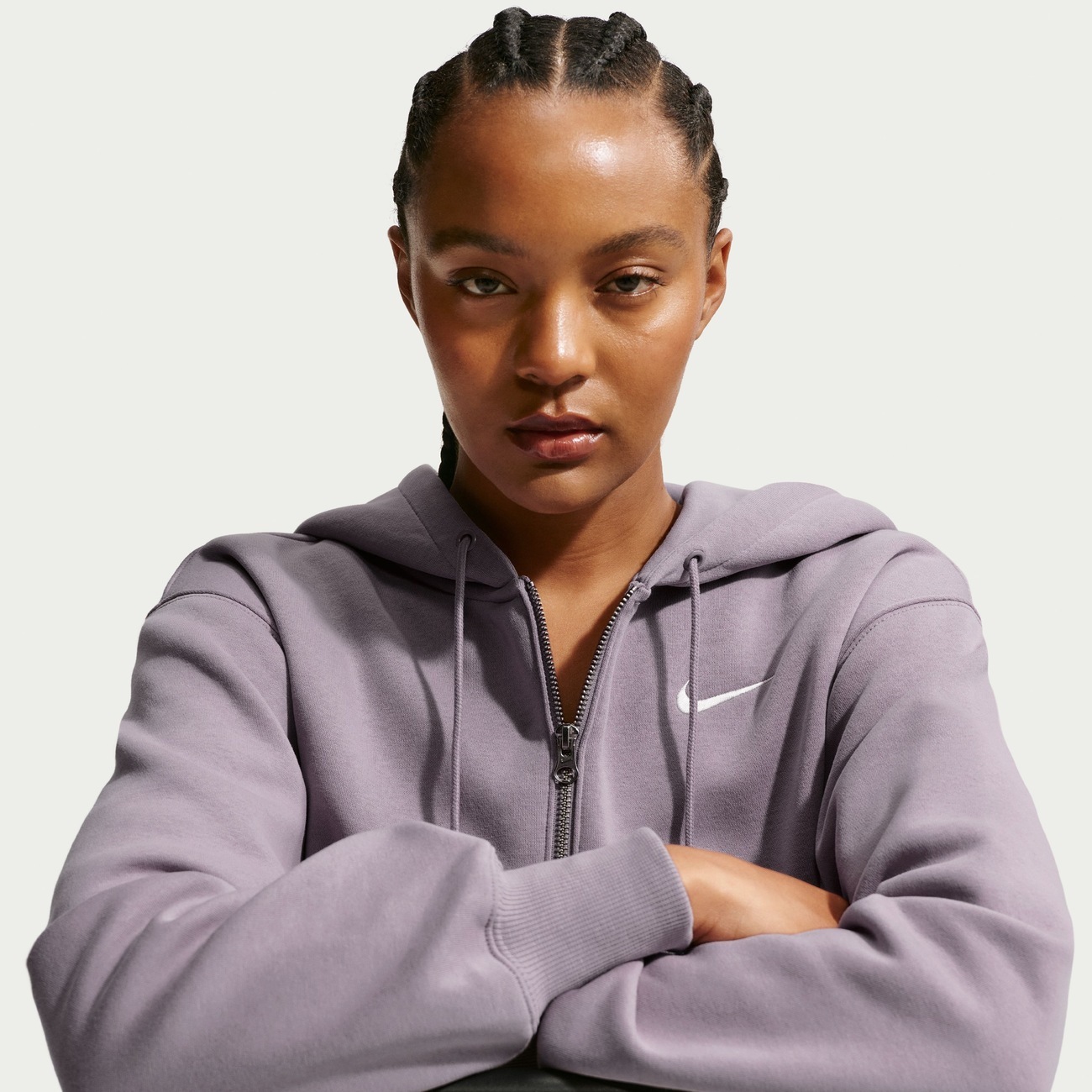 Blusão Cropped Nike Sportswear Phoenix Fleece Feminino | Centauro