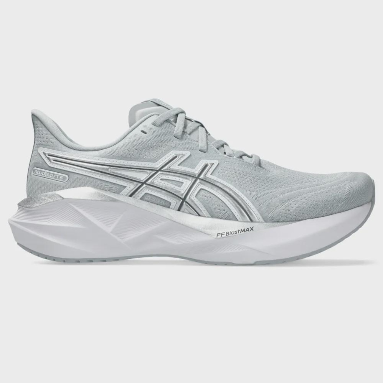 Silver  Tênis Asics Novablast 5 ATC Masculino em Promoção | Centauro