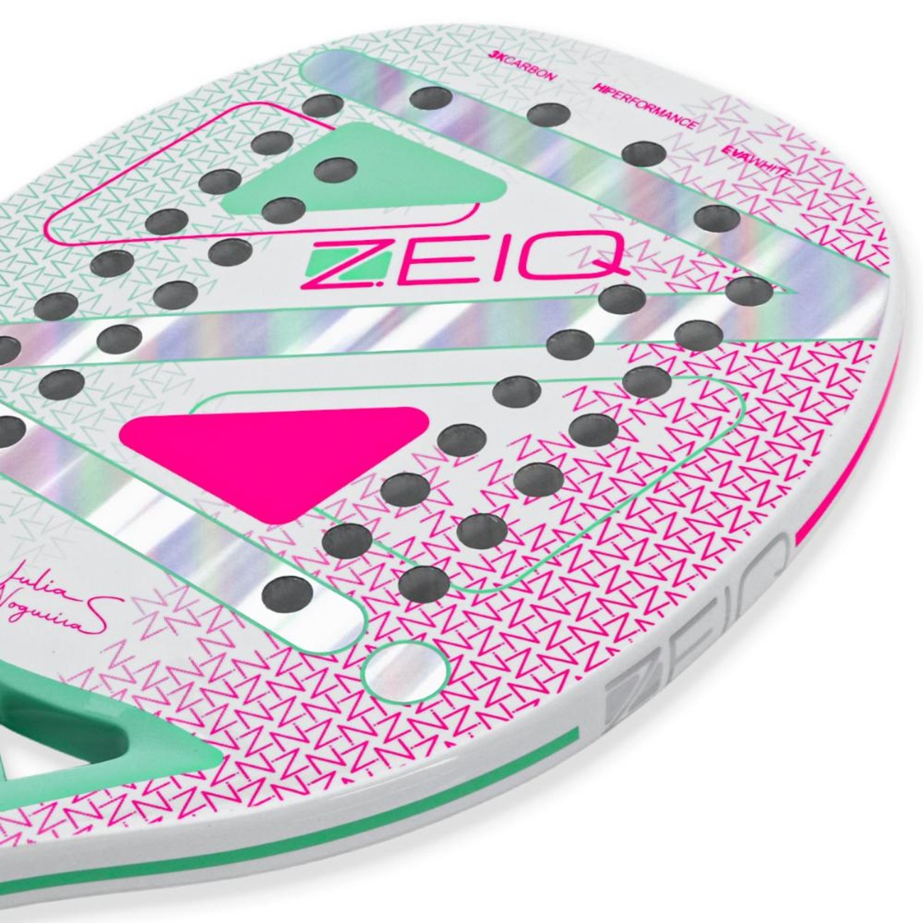 Raquete de Beach Tennis Zeiq Advanced Julia Nogueira 3K | Centauro