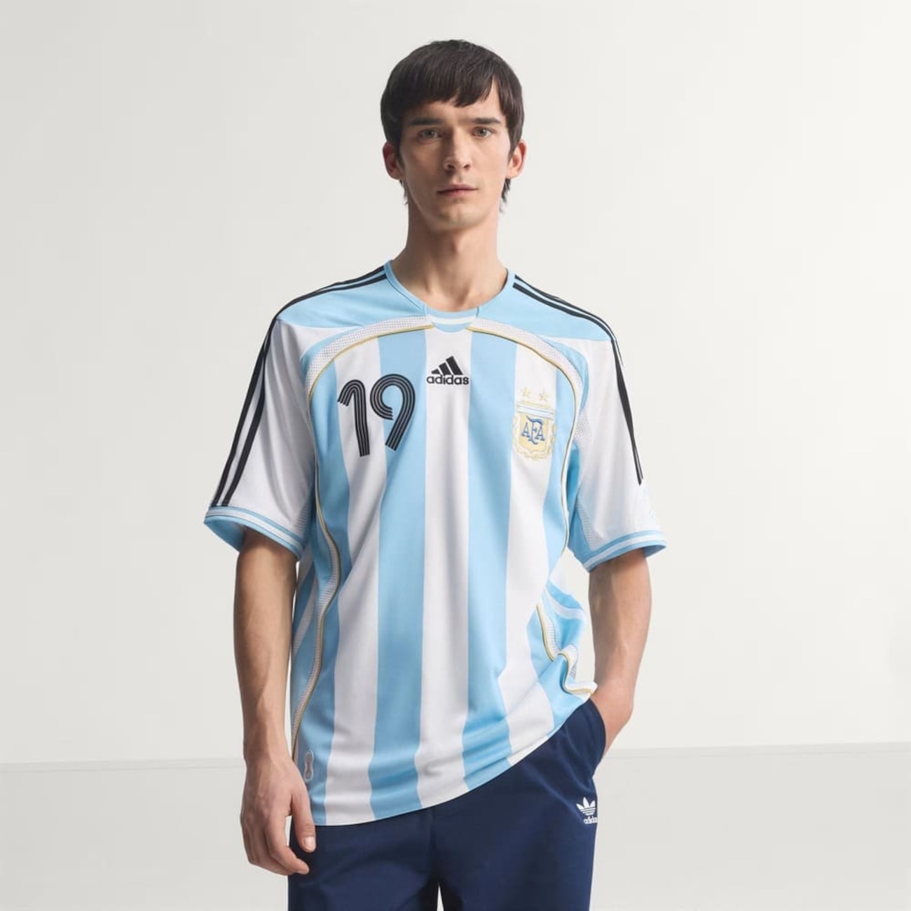 Camisa da Argentina 2006 I Messi 19 Adidas Adulto | Centauro