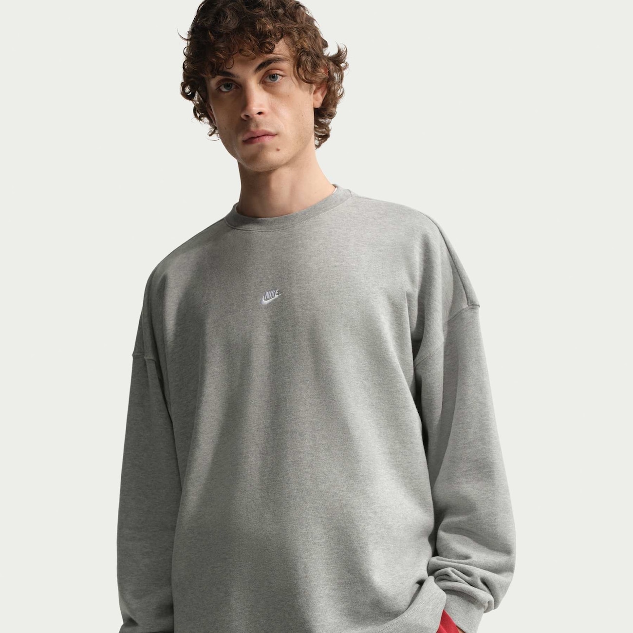 Blusão Nike Club Crew Oversized Masculino