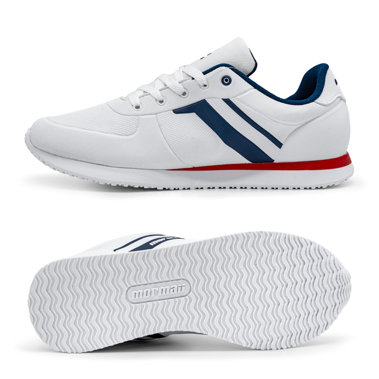 マリモ！ Tênis Unissex Mormaii Urban Free 208004 Flow Street Skate Branco