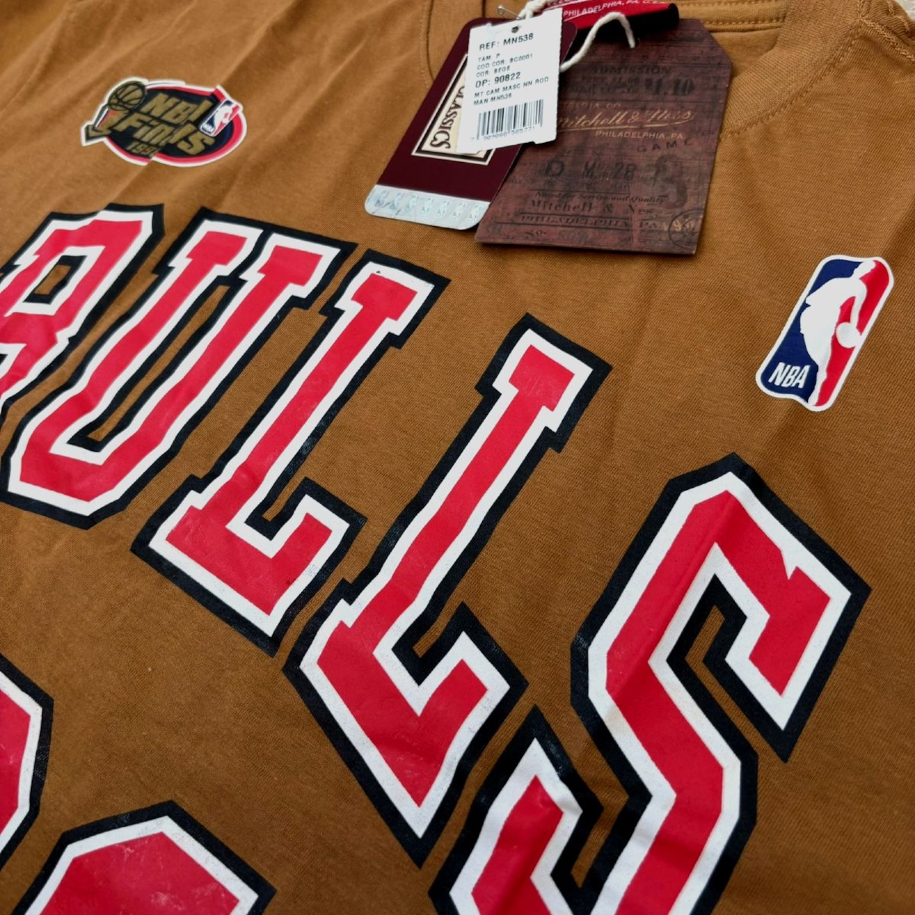 Camiseta NBA Chicago Bulls Rodman 91 Mitchell & Ness - Masculina