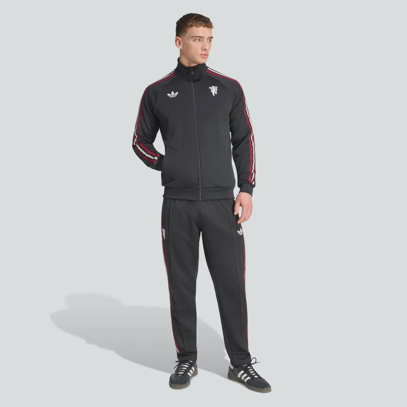 Jaqueta Manchester United Originals adidas Masculina | Centauro