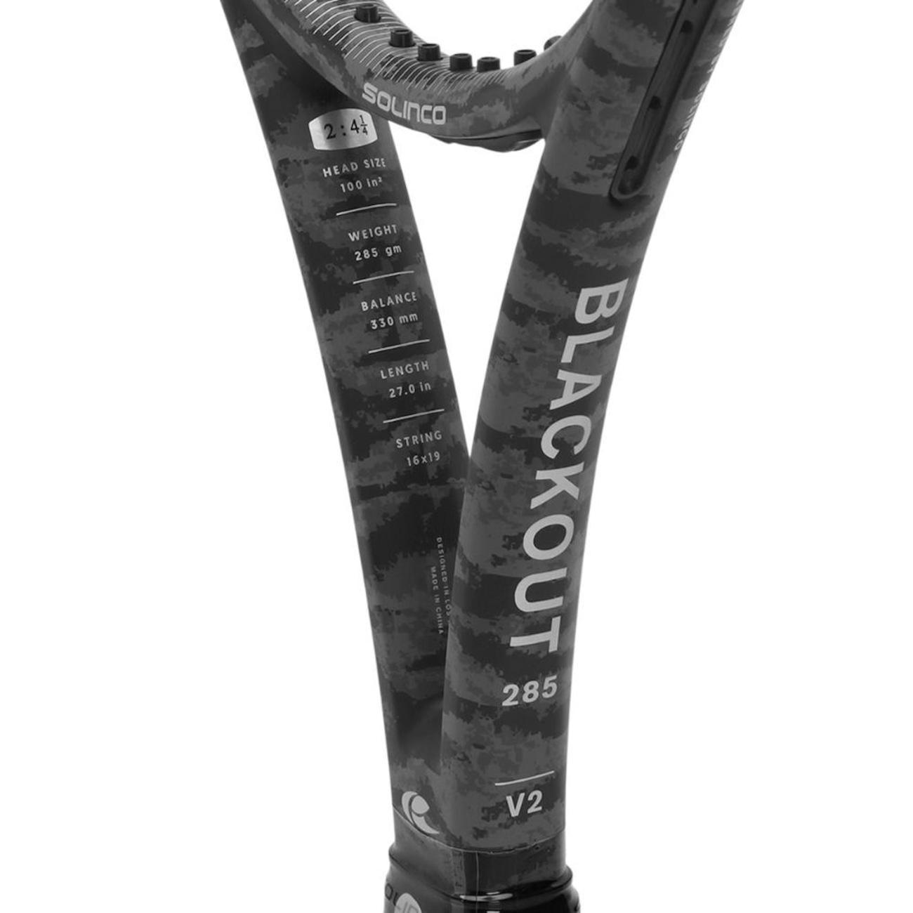 Raquete de Tênis Solinco Blackout V2 285g - Adulto | Centauro