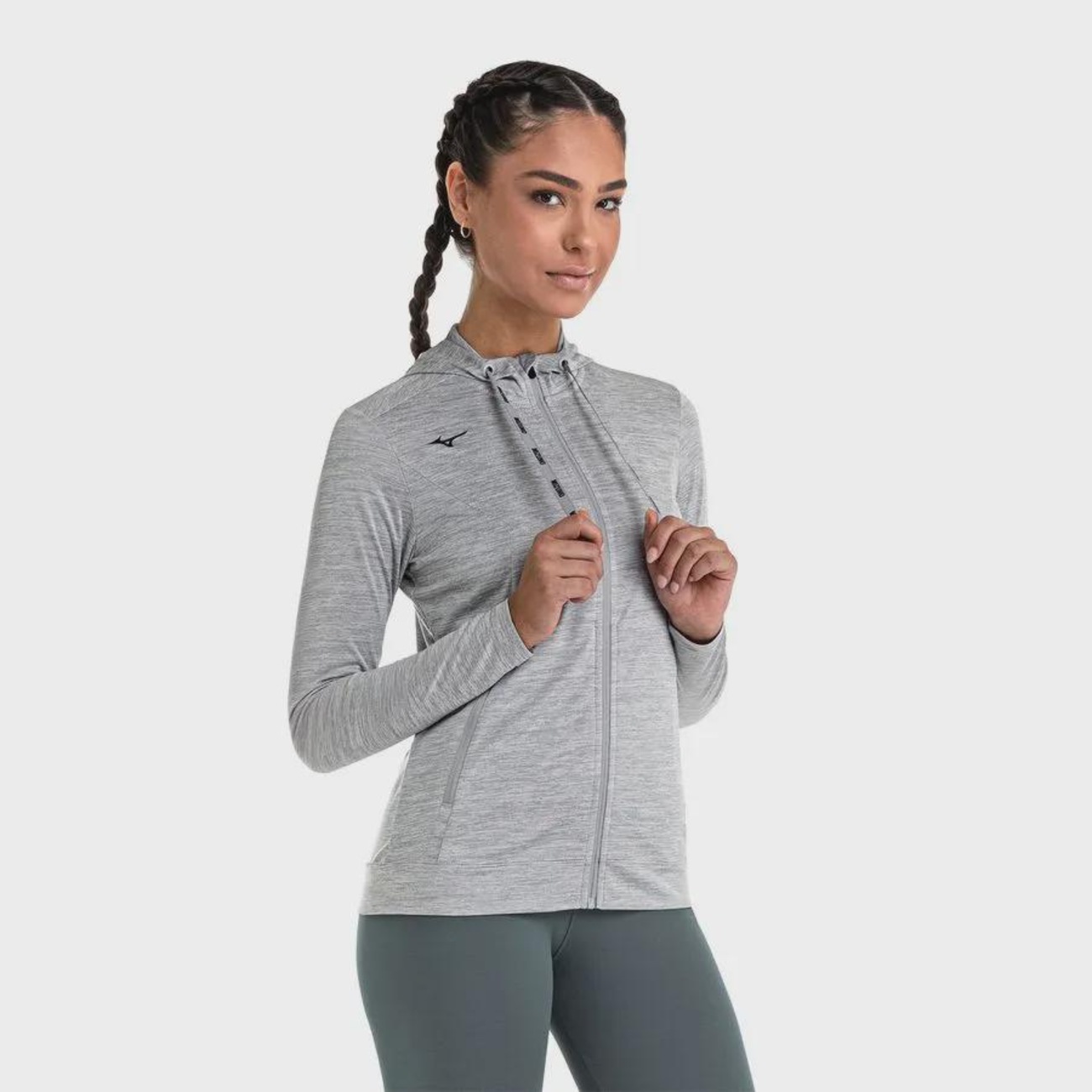 Jaqueta de Treino Mizuno Mescla Selene Feminino | Centauro