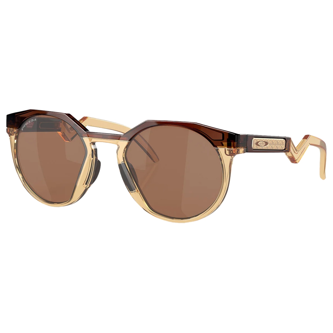 Óculos Masculino Oakley HSTN Dark Amber | Lente Prizm Tungsten em