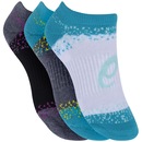 Meia Asics Abby No Show Kit com 3 pares - Adulto - Foto 3