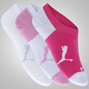Kit de Meia Puma com 3 Pares - 33 a 38 - Feminino - Foto 1