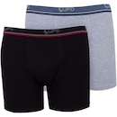 Kit de Cueca Boxer Lupo com 2 Unidades - Adulto - Foto 3