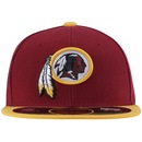 Boné Aba Reta New Era Washington Redskins NFL - Fechado - Adulto - Foto 1