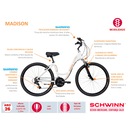 Bicicleta Schwinn Madison Aro 26 - Freios V-Brake - Câmbios Shimano - 21 Marchas - Feminina - Foto 2