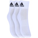 Meia adidas Ankle Mid Kit Com 3 Pares - Infantil - Foto 3