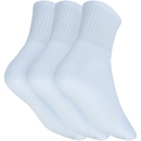 Kit 3 Pares de Meias Atoalhadas Cano Médio Tamanho 34 - 38 Casual Oxer Adulto - Foto 3