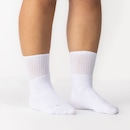 Kit 3 Pares de Meias Atoalhadas Cano Médio Tamanho 34 - 38 Casual Oxer Adulto - Foto 7