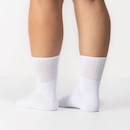 Kit 3 Pares de Meias Atoalhadas Cano Médio Tamanho 34 - 38 Casual Oxer Adulto - Foto 8