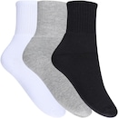 Kit de Meias Cano Alto Oxer com 3 Pares - 39 a 44 - Adulto - Foto 1