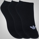 Kit de Meia adidas Trefoil Liner com 3 Pares - Adulto - Foto 3