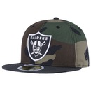 Boné Aba Reta New Era Oakland Raiders - Fechado - Adulto - Foto 4
