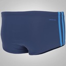 Sunga com Proteção Solar UV adidas 3S Infinitex Lateral Larga - Adulto - Foto 2