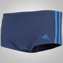 Sunga com Proteção Solar UV adidas 3S Infinitex Lateral Larga - Adulto - Foto 1