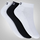 Kit de Meia Asics Basic Stretch Low com 3 pares - Masculino - Foto 1